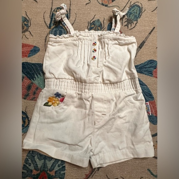 Levi's White Jumpsuit Relaxed Fit Cotton - Picture 1 of 5